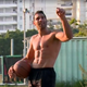 Illustration for article titled Shirtless Goober Roams Israel Profanely Challenging Pros, Because Ball Is Life
